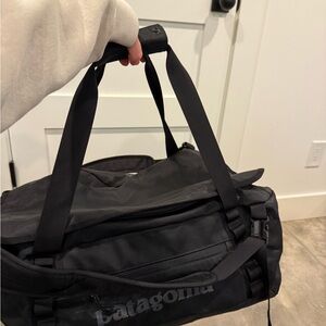 Patagonia Black Travel Duffel with Top Handles